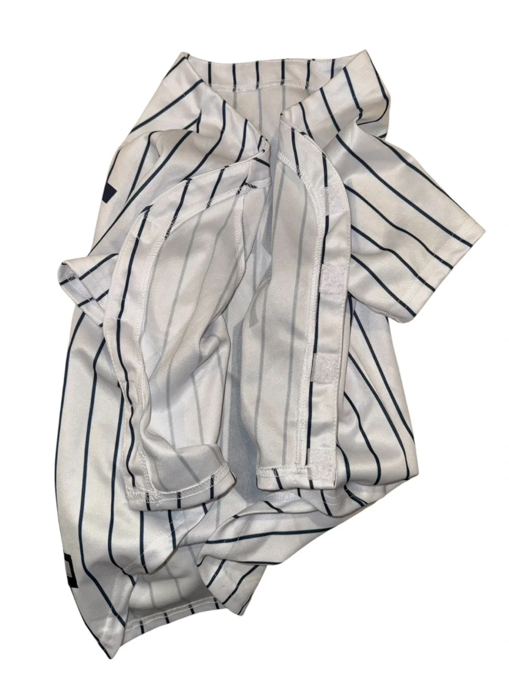 New York Yankees Aaron Judge #99 Pinstripe Jersey Dog Costume